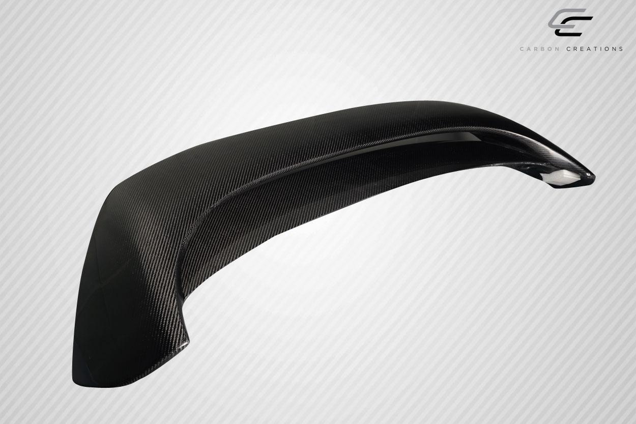 2010-2013 Mazda 3 Carbon Creations Turbo Look Carbon Fiber Rear Wing - Image 6