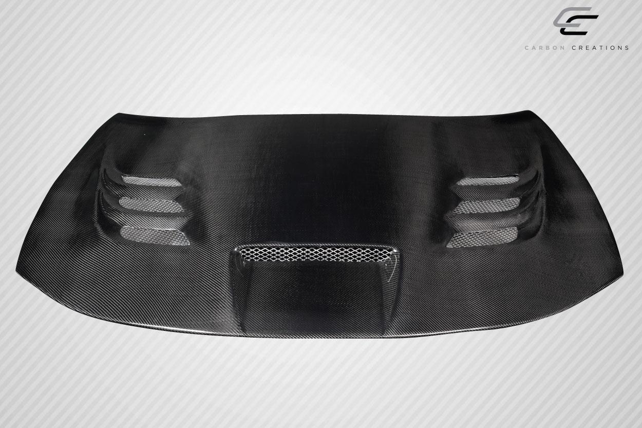2015-2023 Dodge Charger Carbon Creations Viper Carbon Fiber Hood - Image 2