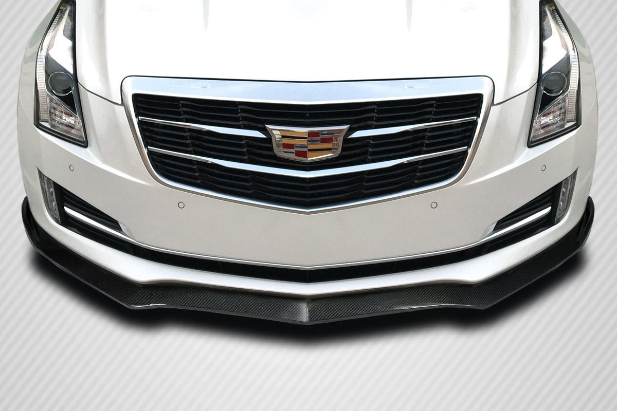 2014-2019 Cadillac ATS Carbon Creations EBS Carbon Fiber Front Lip - Image 1