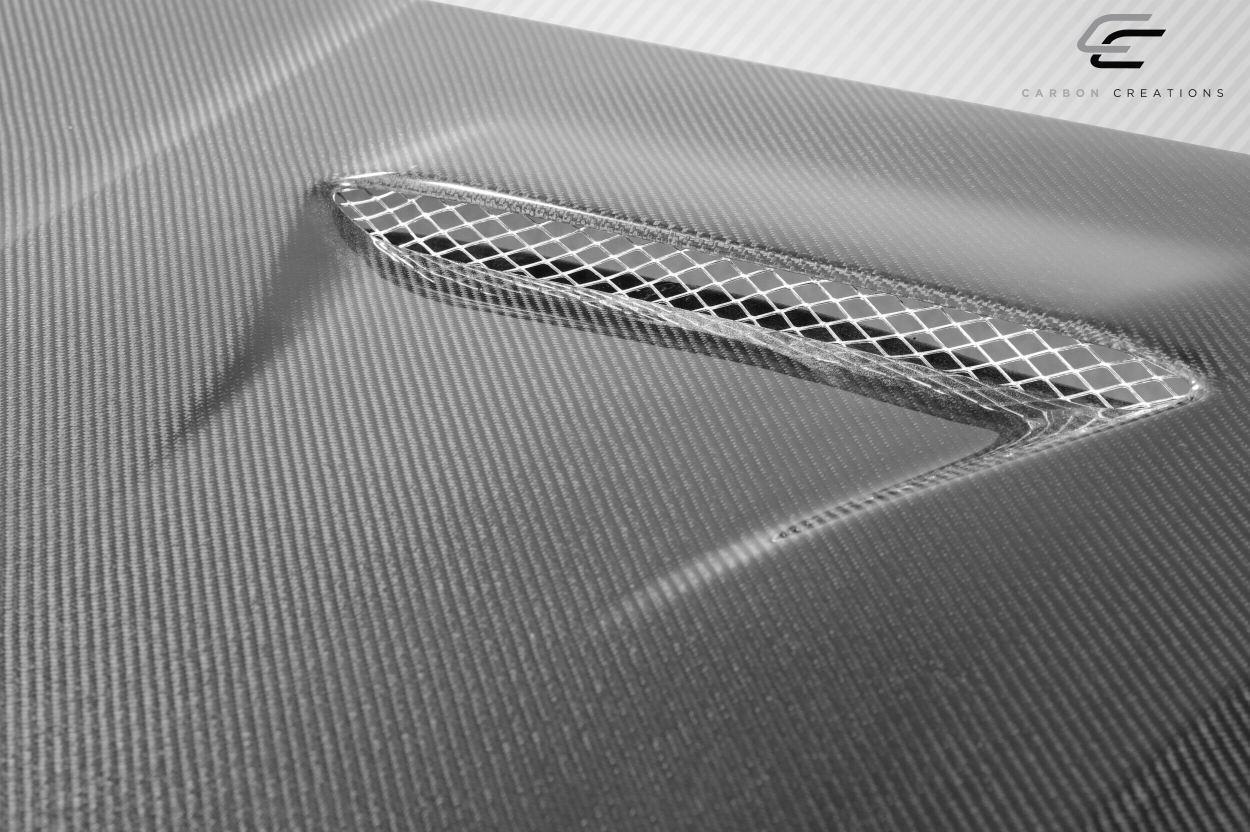 2018-2022 Honda Accord Carbon Creations Type R Look Carbon Fiber Hood - Image 5
