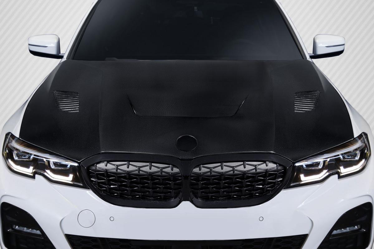 2019-2022 BMW 3 Series Carbon Creations AF1 Look Carbon Fiber Hood - Image 1