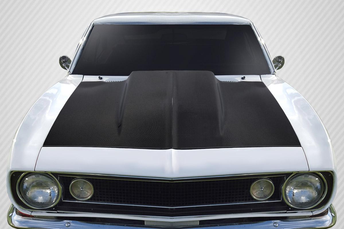 1967-1969 Chevrolet Camaro Carbon Creations 2" Cowl Carbon Fiber Hood - Image 1