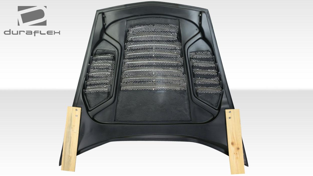 2005-2013 Chevrolet Corvette Duraflex World Challenge Look Hood - Image 7