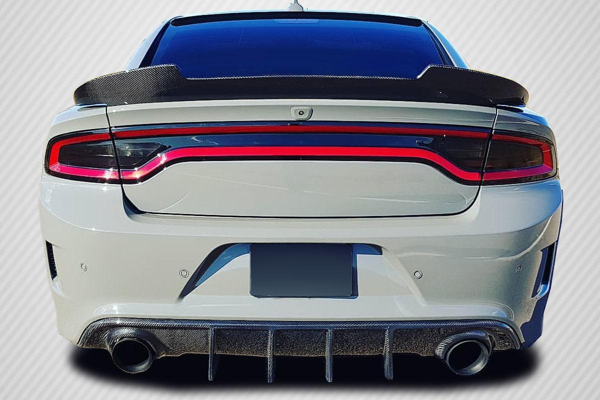 2015-2023 Dodge Charger Carbon Creations CAC Carbon Fiber Rear Wing - Image 1
