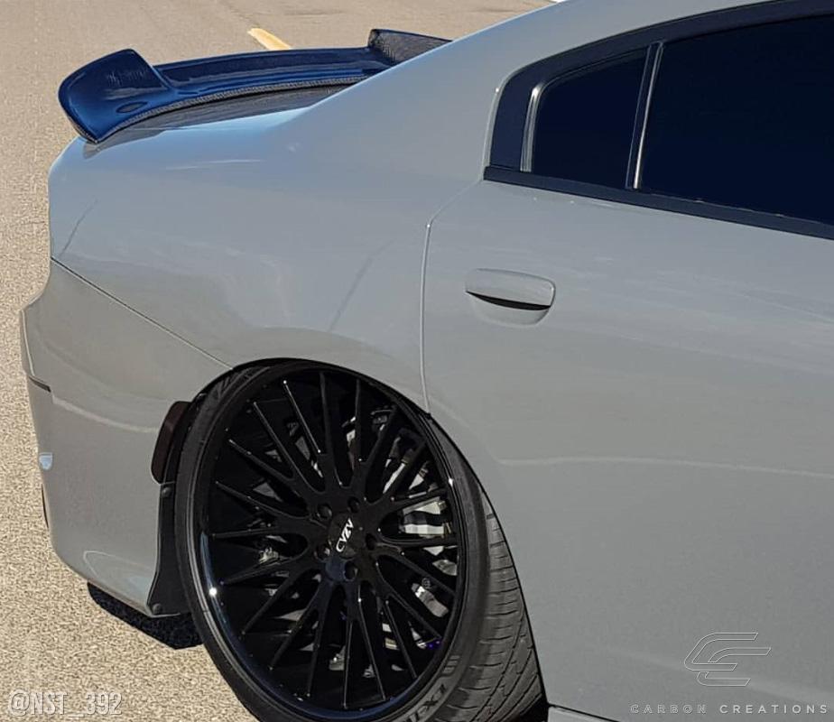 2015-2023 Dodge Charger Carbon Creations CAC Carbon Fiber Rear Wing - Image 4