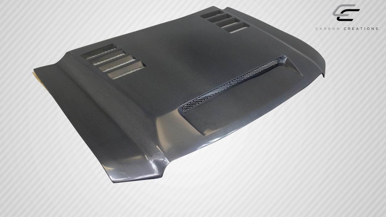 2015-2019 GMC Sierra Carbon Creations RKS Carbon Fiber Hood - Image 3