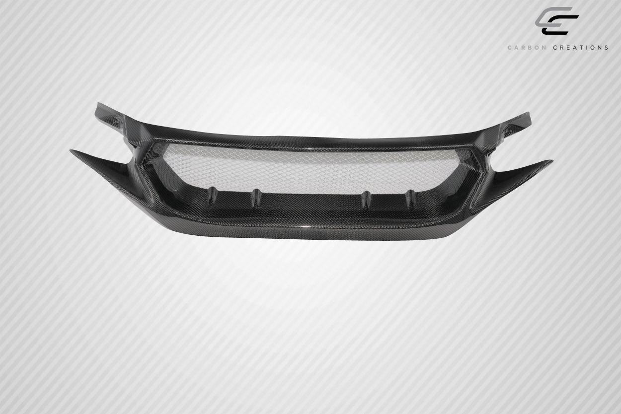 2016-2021 Honda Civic Carbon Creations Type JS Carbon Fiber Grille - Image 6