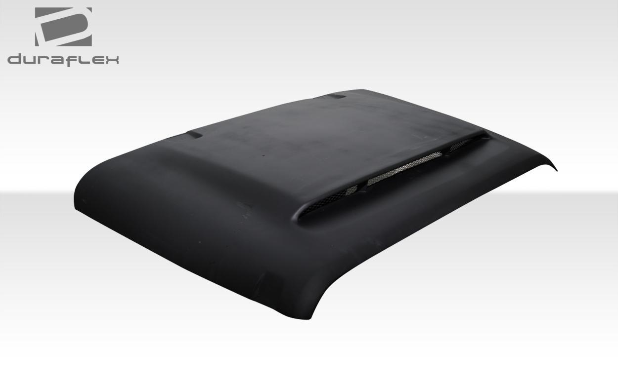 2007-2018 Jeep Wrangler Duraflex Demon Look Hood - Image 3
