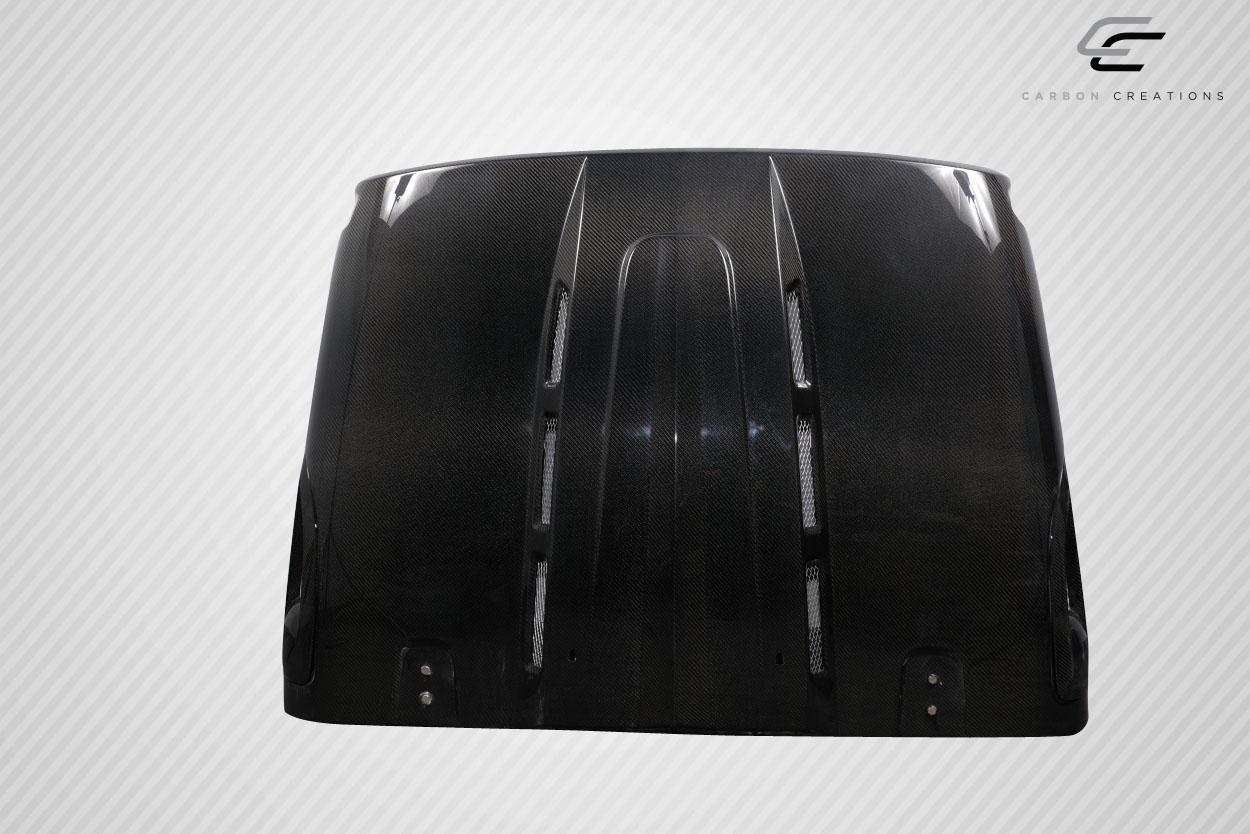 2018-2025 Jeep Wrangler Carbon Creations Energy Carbon Fiber Hood - Image 4