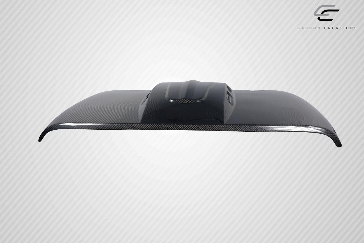 2018-2025 Jeep Wrangler Carbon Creations Energy Carbon Fiber Hood - Image 5