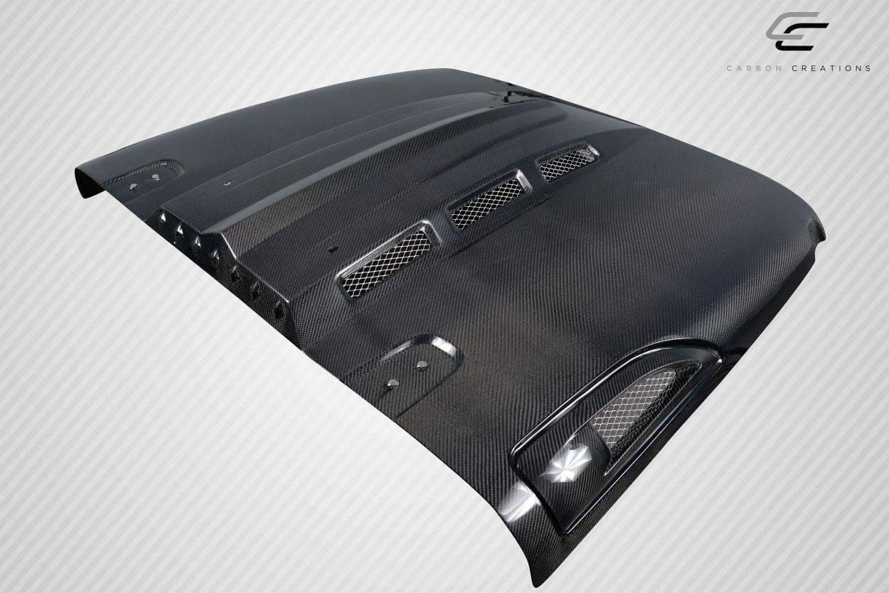 2018-2025 Jeep Wrangler Carbon Creations Energy Carbon Fiber Hood - Image 8