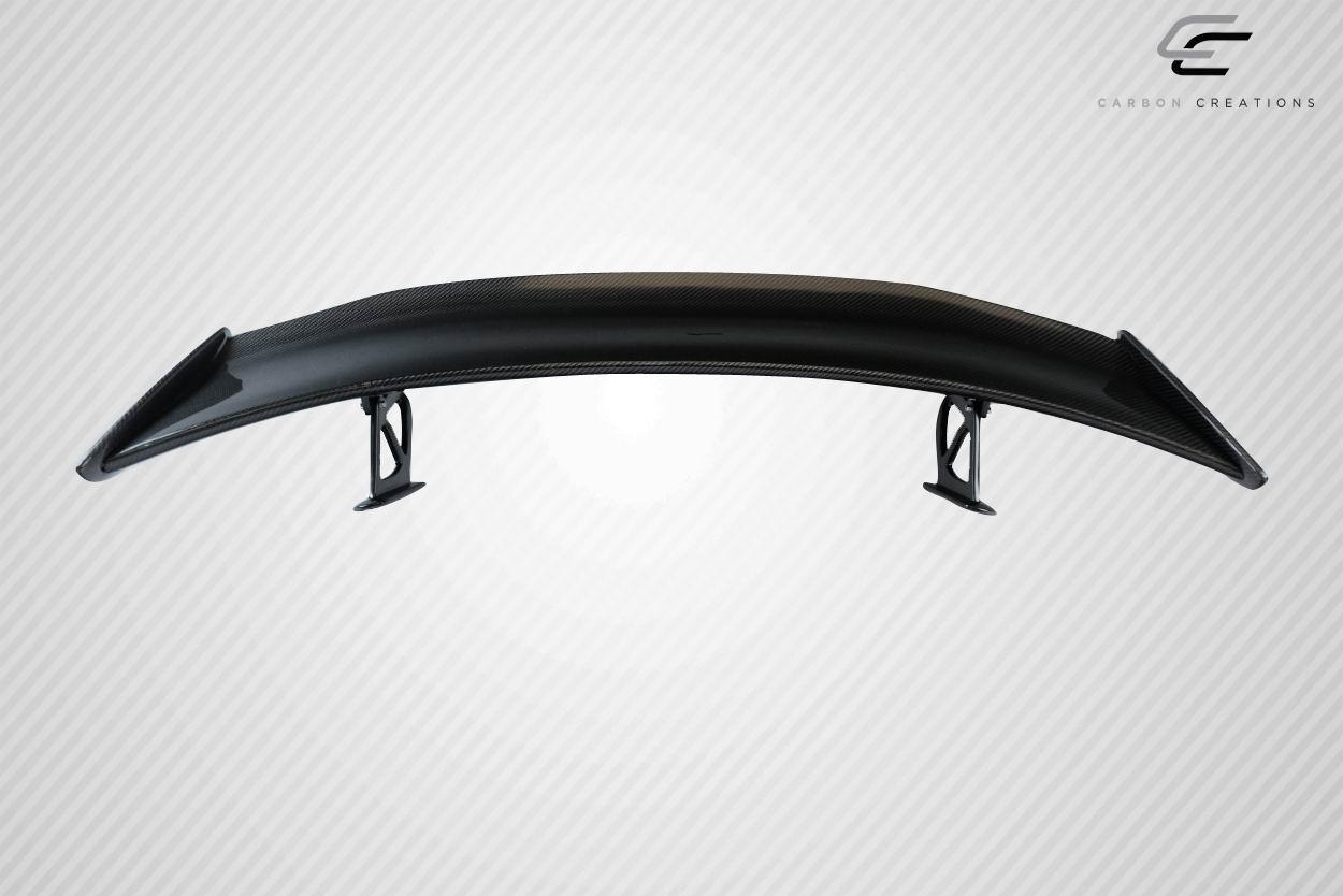 2014-2023 Porsche Cayman Carbon Creations GT4 Look Carbon Fiber Rear Wing - Image 5