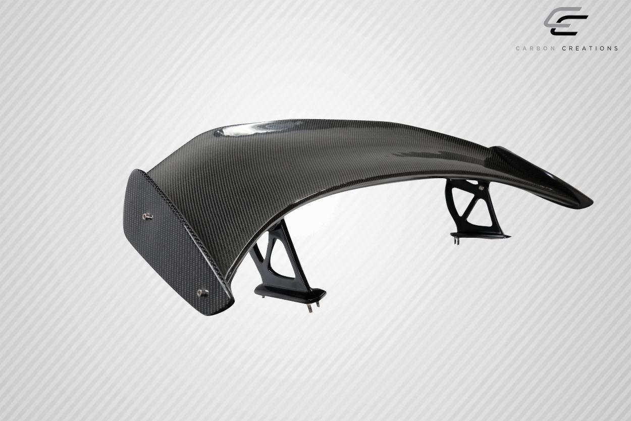 2014-2023 Porsche Cayman Carbon Creations GT4 Look Carbon Fiber Rear Wing - Image 7
