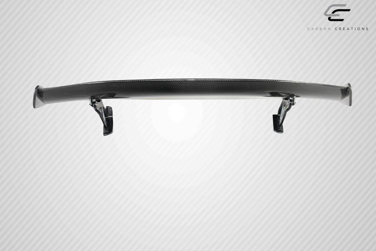 2014-2023 Porsche Cayman Carbon Creations GT4 Look Carbon Fiber Rear Wing - Image 8