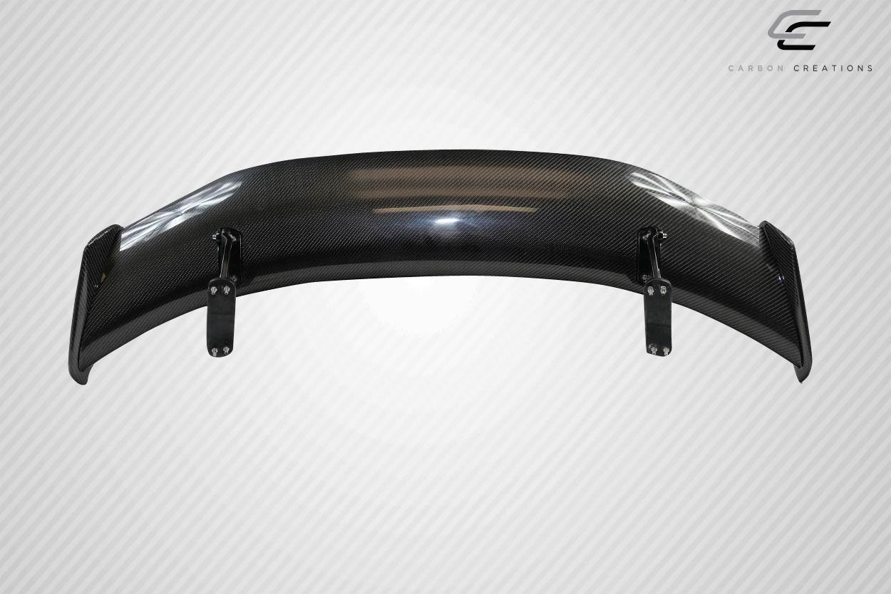 2014-2023 Porsche Cayman Carbon Creations GT4 Look Carbon Fiber Rear Wing - Image 9