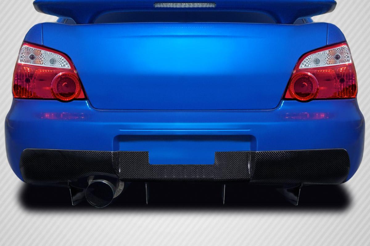 2002-2007 Subaru Impreza Carbon Creations MTS Carbon Fiber Rear Lip - Image 2