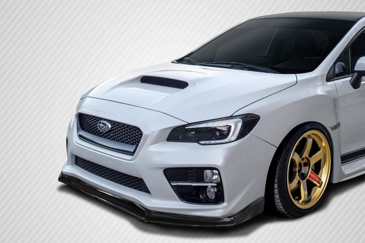 2015-2017 Subaru WRX Carbon Creations C Speed Carbon Fiber Front Lip - Image 2