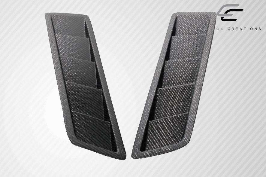 Universal Carbon Creations Race Hood Louver Vents - 2 Piece - Image 3