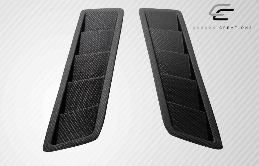 Universal Carbon Creations Race Hood Louver Vents - 2 Piece - Image 4