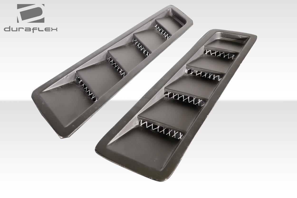 Universal Duraflex Race Hood Louver Vents - 2 Piece - Image 7