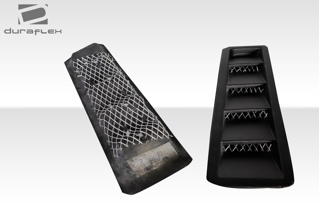 Universal Duraflex Race Hood Louver Vents - 2 Piece - Image 8