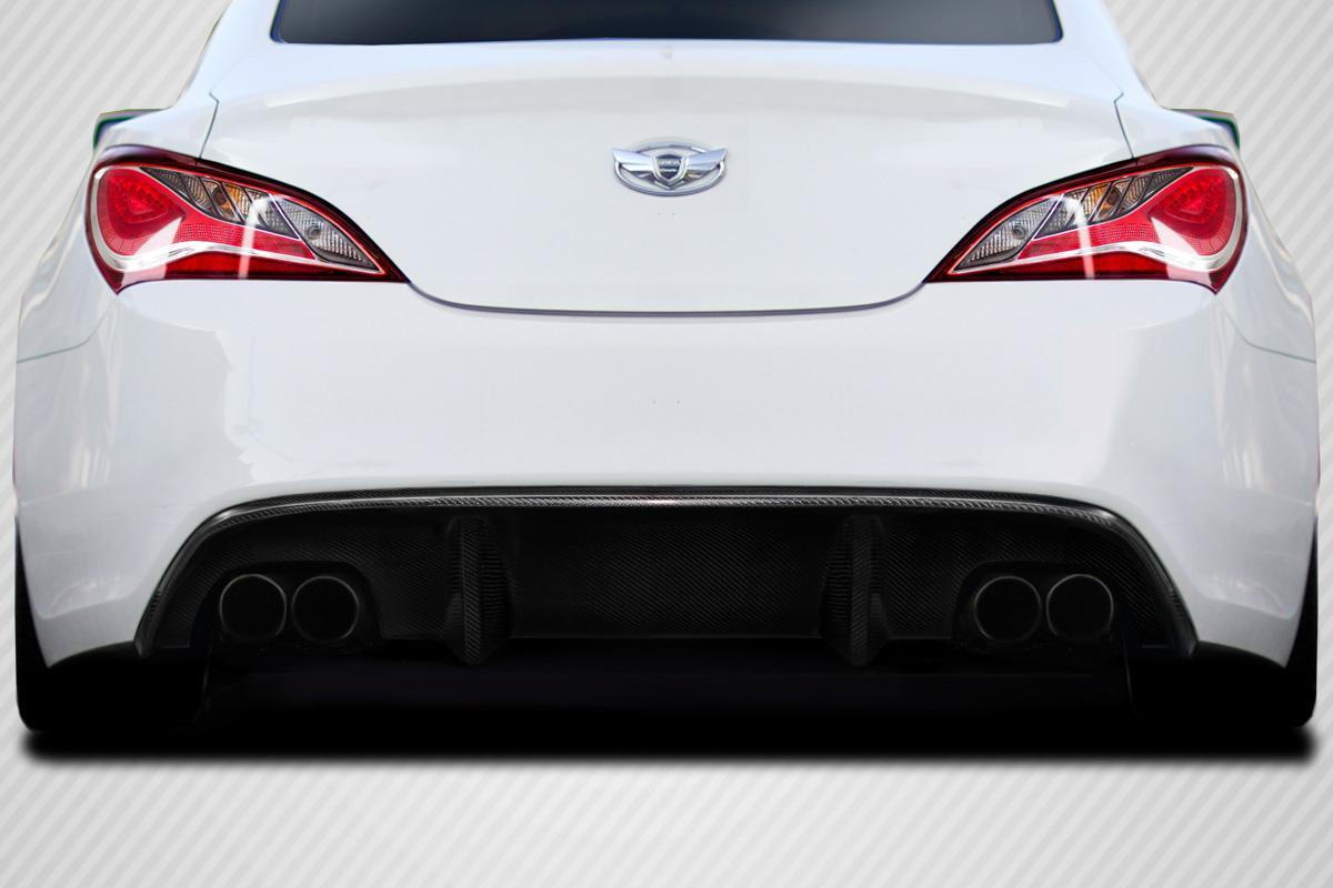 2010-2016 Hyundai Genesis Carbon Creations RBS Carbon Fiber Rear Lip - Image 1
