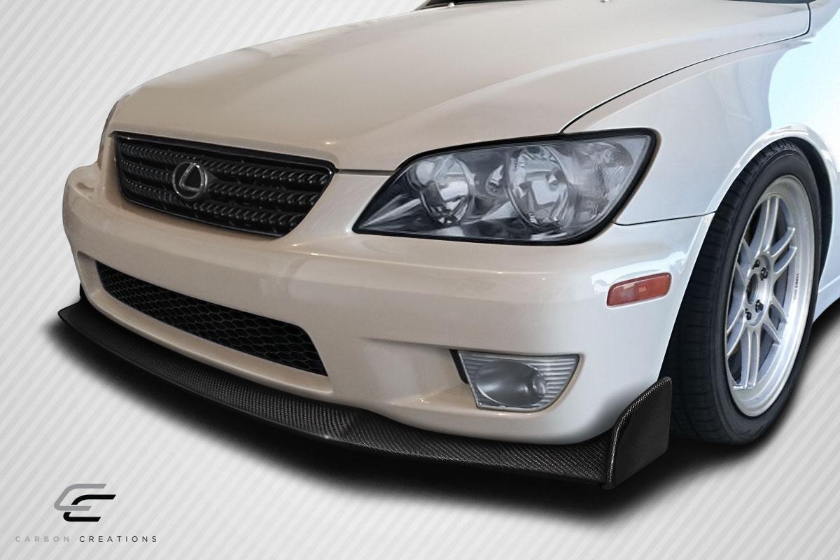 2000-2005 Lexus IS Carbon Creations Type JS Carbon Fiber Front Lip - Image 2