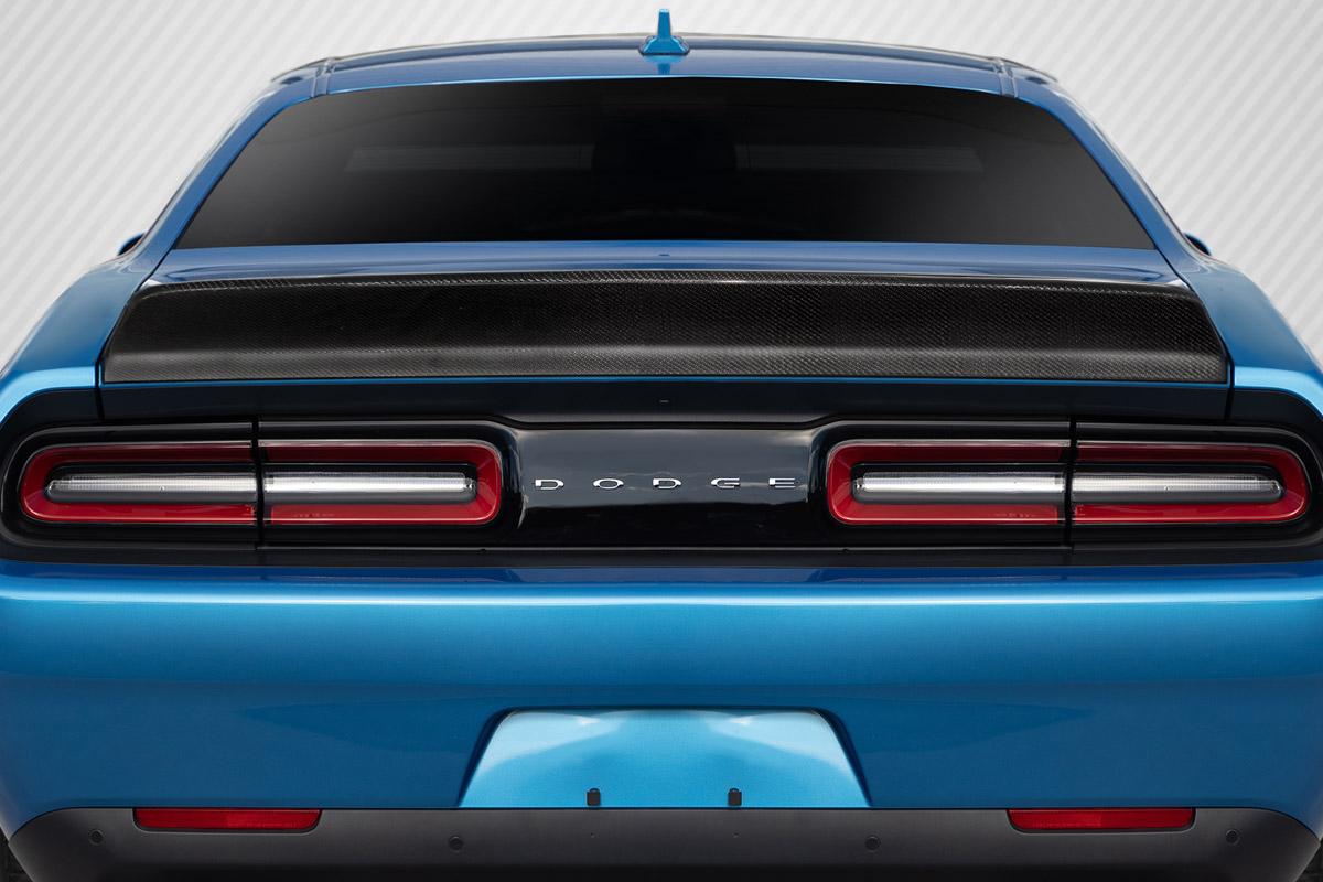 2008-2023 Dodge Challenger Carbon Creations Iconic Carbon Fiber Rear Wing - Image 1