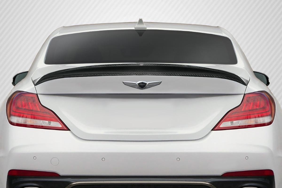 2019-2021 Genesis G70 Carbon Creations MSR Carbon Fiber Rear Wing - Image 1
