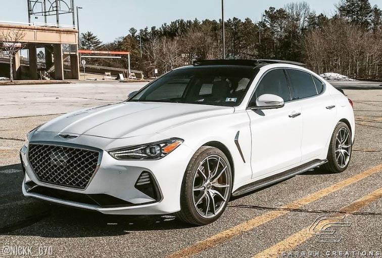 2019-2023 Genesis G70 Carbon Creations MSR Carbon Fiber Side Skirts - Image 4