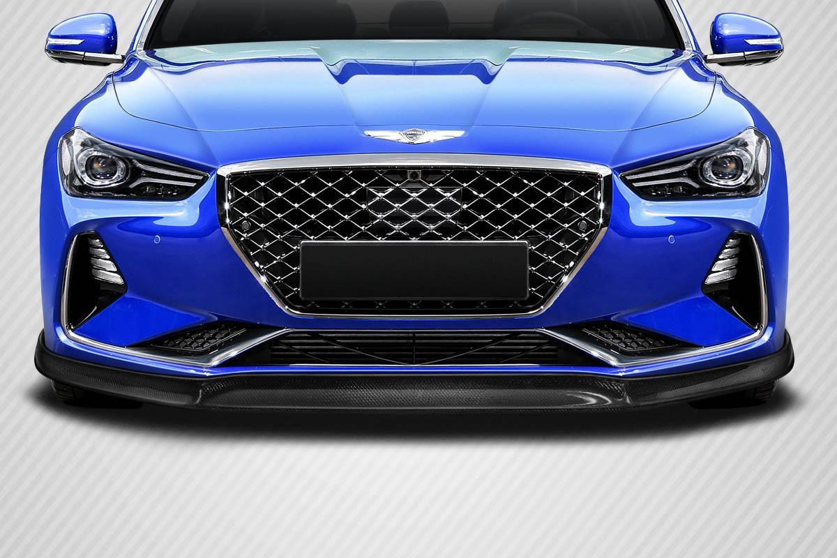 2019-2021 Genesis G70 Carbon Creations MSR Carbon Fiber Front Lip - Image 1
