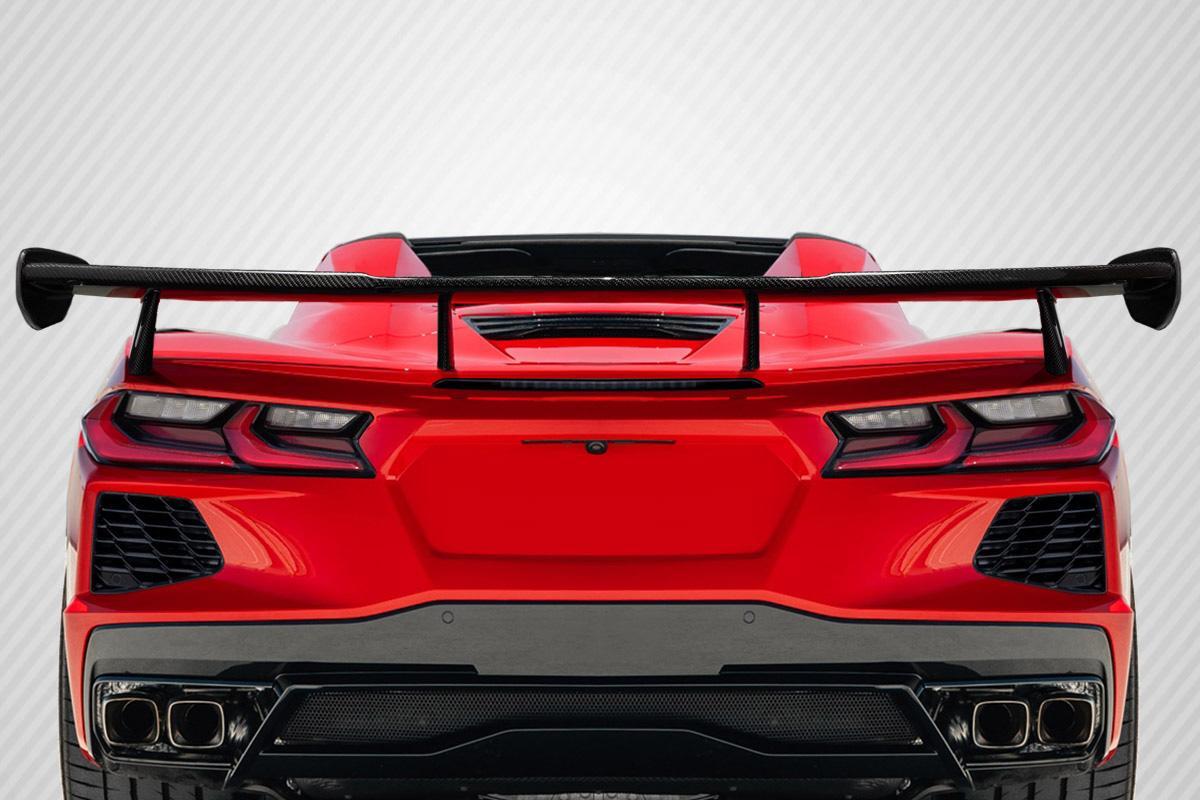 2020-2025 Chevrolet Corvette Carbon Creations High Carbon Fiber Rear Wing - Image 1