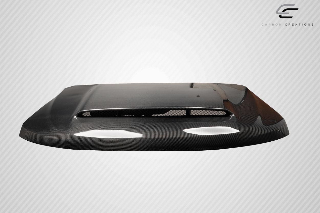 2011-2022 Jeep Grand Cherokee Carbon Creations Demon Look Carbon Fiber Hood - Image 2