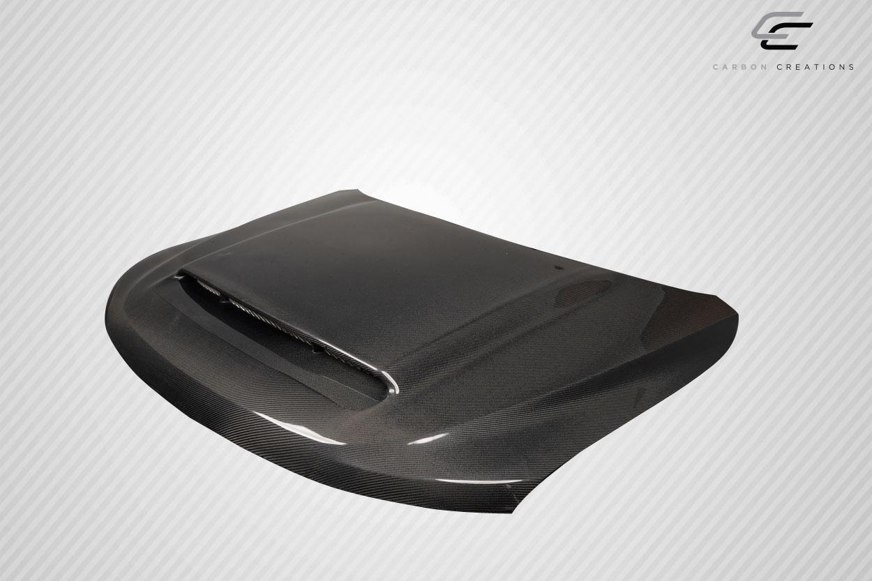 2011-2022 Jeep Grand Cherokee Carbon Creations Demon Look Carbon Fiber Hood - Image 3