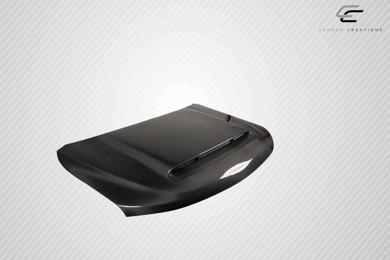 2011-2022 Jeep Grand Cherokee Carbon Creations Demon Look Carbon Fiber Hood - Image 6