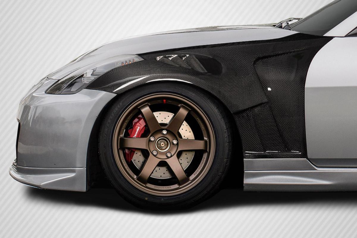 2003-2008 Nissan 350Z Carbon Creations AMS GT3 Carbon Fiber Fender - Image 1