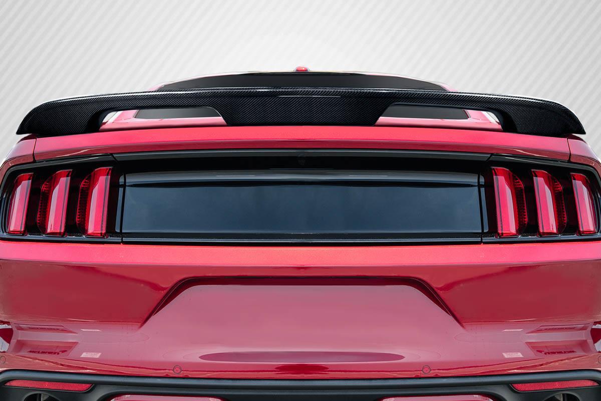 2015-2023 Ford Mustang Carbon Creations GT500 Look Carbon Fiber Rear Wing - Image 1