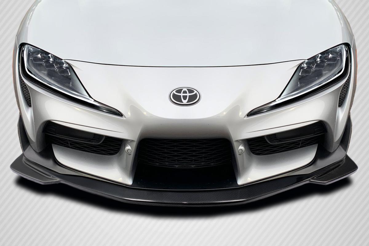 2019-2023 Toyota Supra Carbon Creations Speed Carbon Fiber Front Lip - Image 1