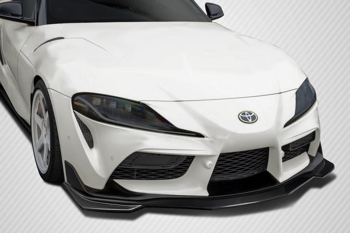 2019-2023 Toyota Supra Carbon Creations Speed Carbon Fiber Front Lip - Image 2
