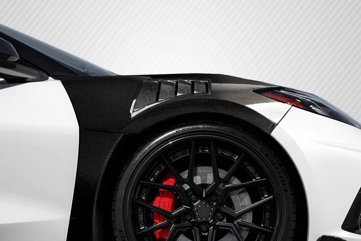 2020-2025 Chevrolet Corvette Carbon Creations Gran Veloce Carbon Fiber Fender - Image 1