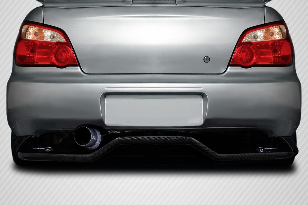 2002-2007 Subaru Impreza Carbon Creations VTX Carbon Fiber Rear Lip - Image 1
