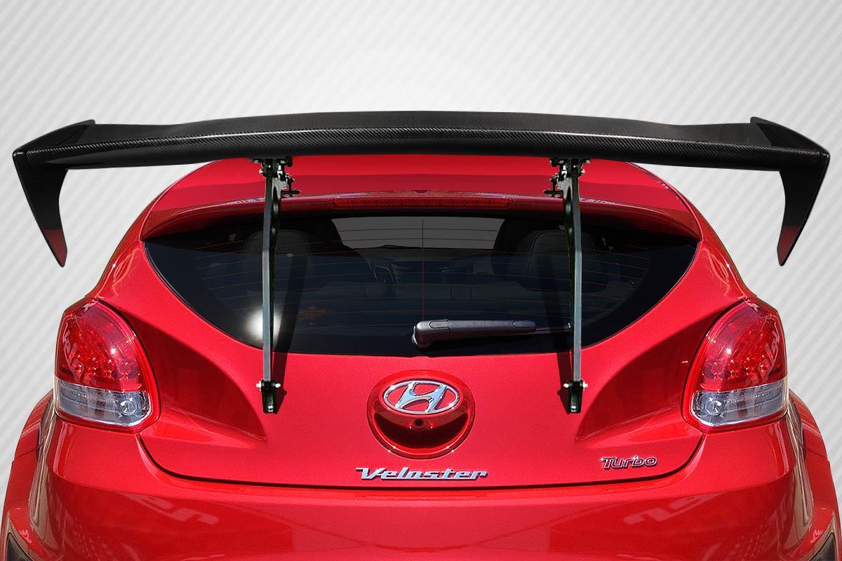 2012-2017 Hyundai Veloster Carbon Creations RGT Carbon Fiber Rear Wing - Image 1