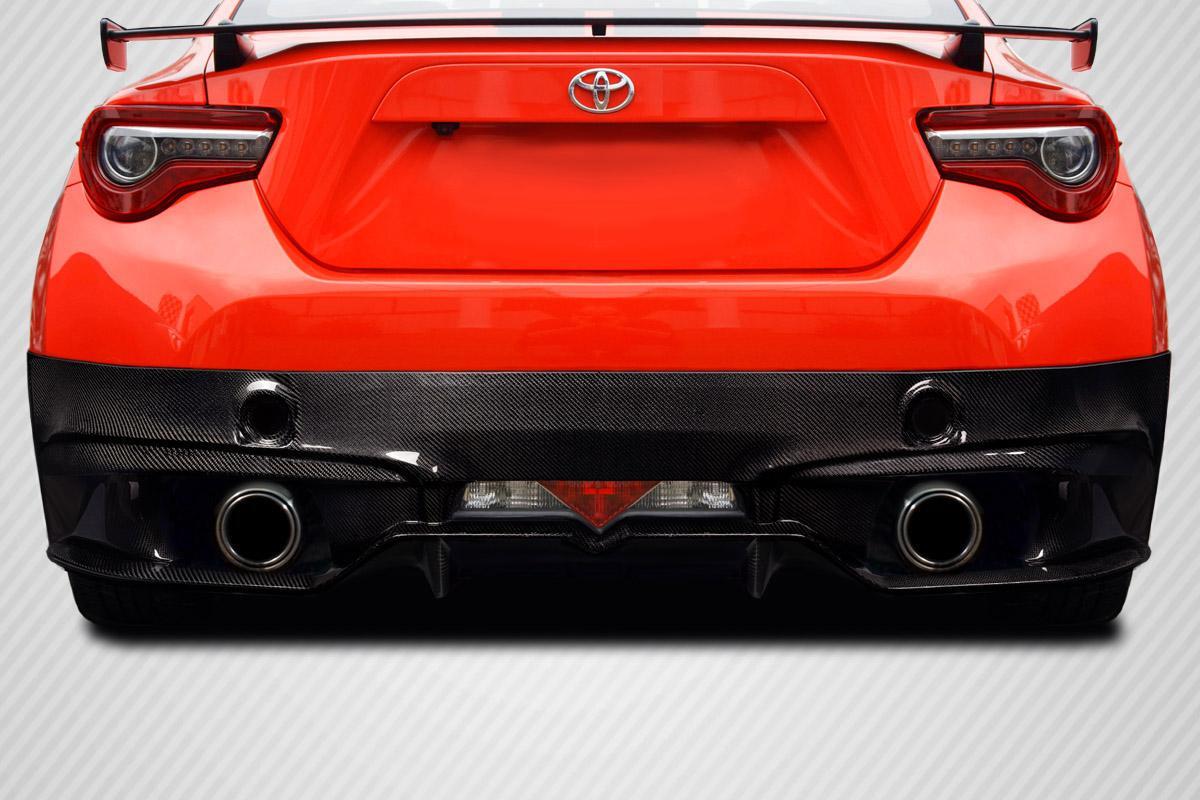 2013-2020 Scion FRS Carbon Creations TD3000 V2 Carbon Fiber Rear Lip - Image 1