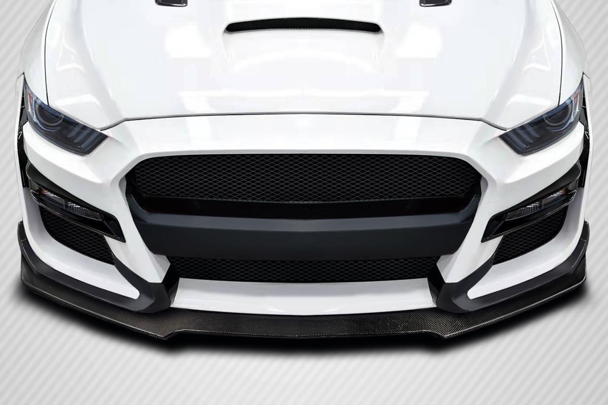 2015-2017 Ford Mustang Carbon Creations GT500 Carbon Fiber Front Lip - Image 1