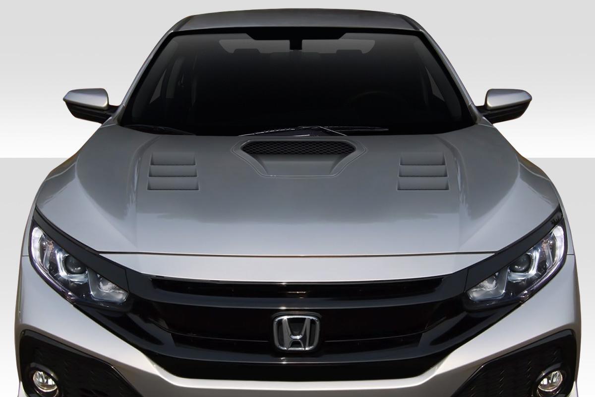 2016-2021 Honda Civic Duraflex TS 1 Hood - Image 1