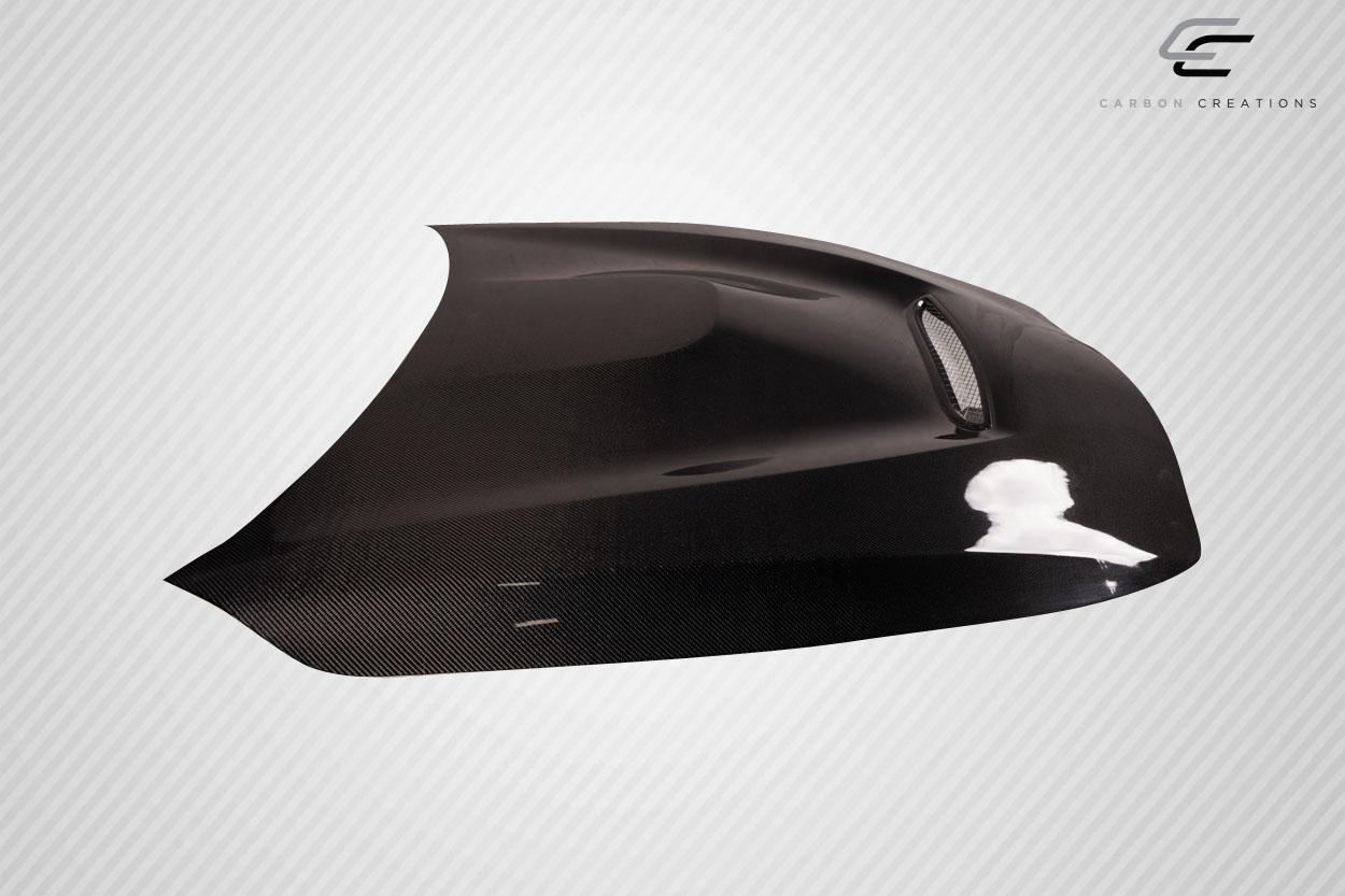 2017-2022 Infiniti Q60 Carbon Creations GTS Look Carbon Fiber Hood - Image 5