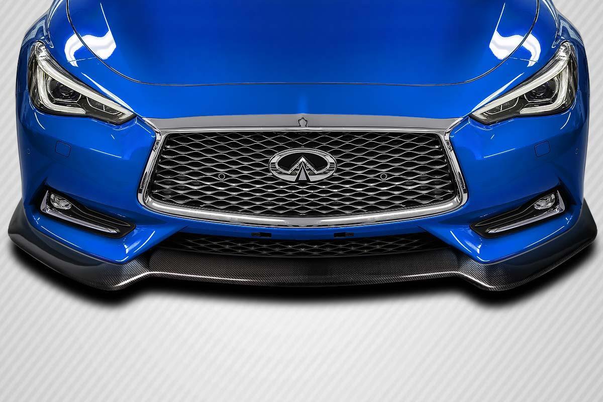 2017-2022 Infiniti Q60 Carbon Creations AP Carbon Fiber Front Lip - Image 1