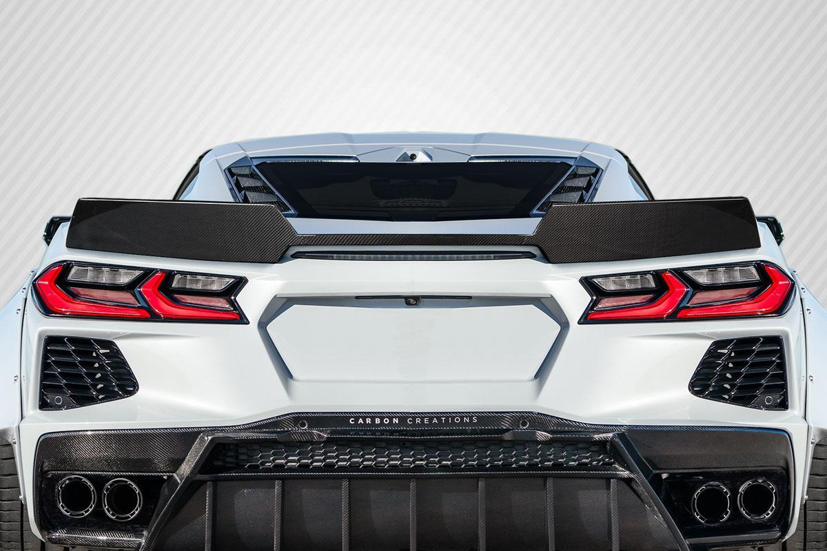 2020-2025 Chevrolet Corvette Carbon Creations Gran Veloce Carbon Fiber Rear Wing - Image 1