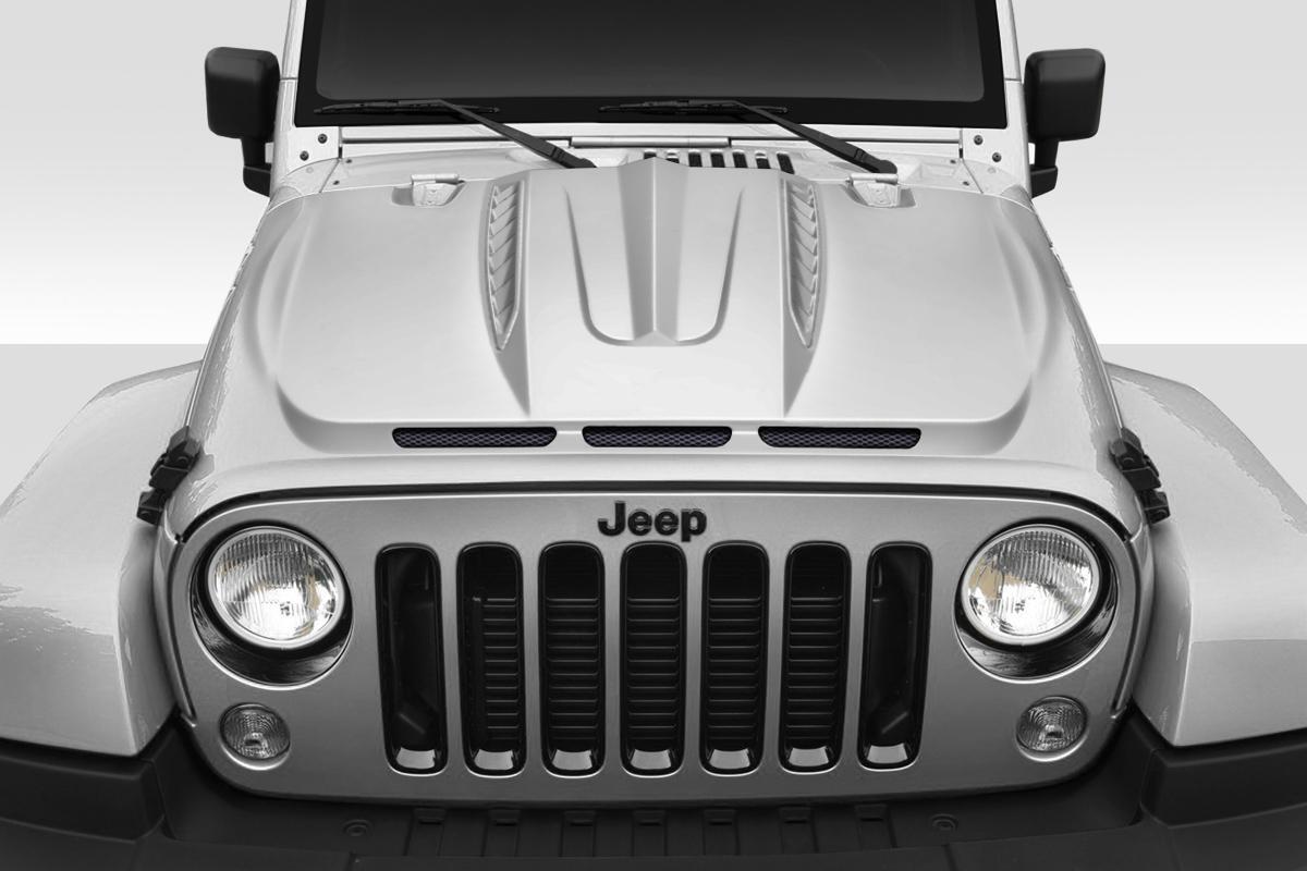 2019-2023 Jeep Wrangler Duraflex Beast Hood - Image 1