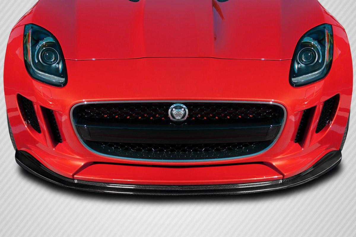 2014-2017 Jaguar F-Type Carbon Creations Max Carbon Fiber Front Lip - Image 1